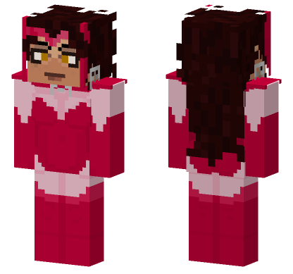 Scarlet Witch Minecraft Bedrock skin