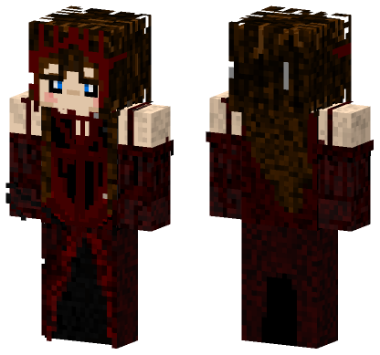 Scarlet Witch Skin Minecraft Bedrock skin