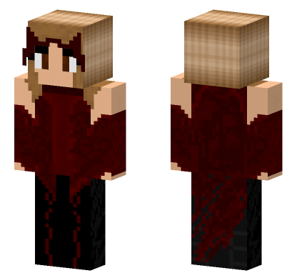 Scarlet Witch Skin Minecraft Bedrock skin