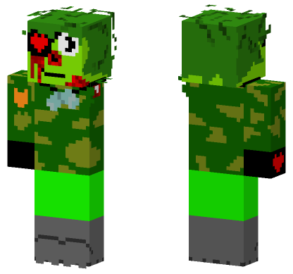 Scarred Veteran Minecraft Bedrock skin