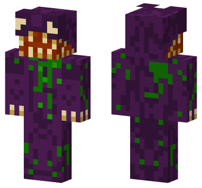 Scary Purple Monster Minecraft Bedrock skin