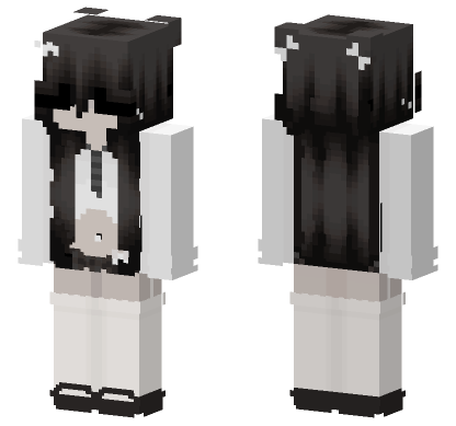 School Girl Outfit Minecraft Bedrock skin
