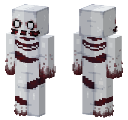 SCP-173 Skin Minecraft Bedrock skin