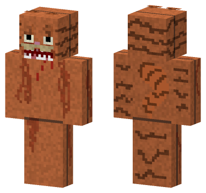 SCP 3166 Gorefield Minecraft Bedrock skin