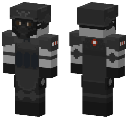 SCP Epsilon 11 Medic Minecraft Bedrock skin