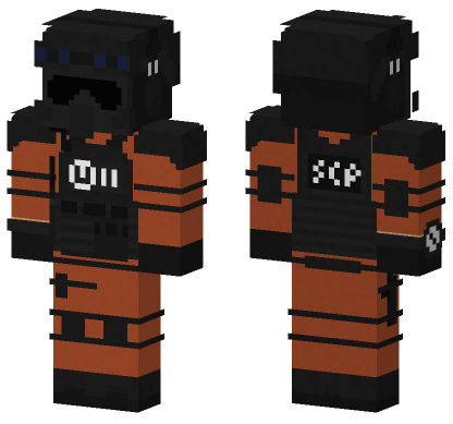 SCP MTF Custom Epsilon 11 Minecraft Bedrock skin