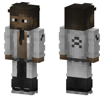SCP Researcher V3 Minecraft Bedrock skin