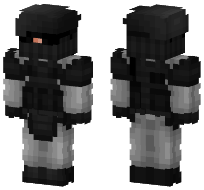 SCP Security Commando Minecraft Bedrock skin