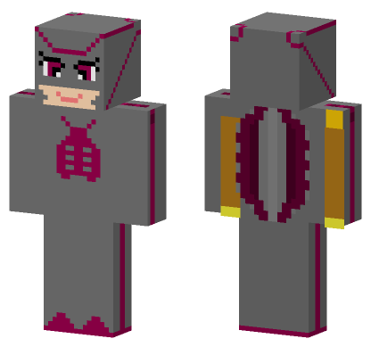 Scrapped OC In PJs Minecraft Bedrock skin