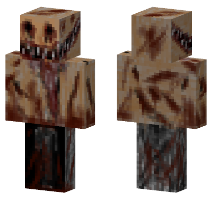 Screams From Mineshaft Skin Minecraft Bedrock skin