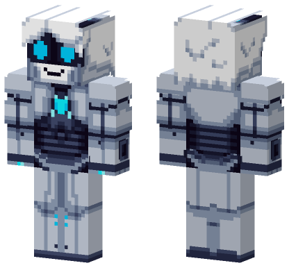 Sd J Robot Skin Minecraft Bedrock skin