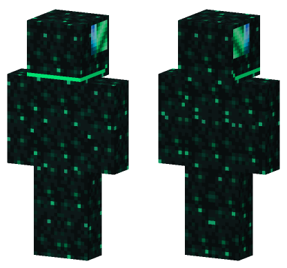 Sea Sculk Plushie Raptor Minecraft Bedrock skin