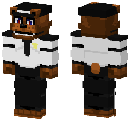 Security Freddy Minecraft Bedrock skin