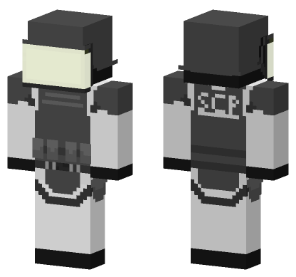 Security Guard SCP 5095339 Minecraft Bedrock skin