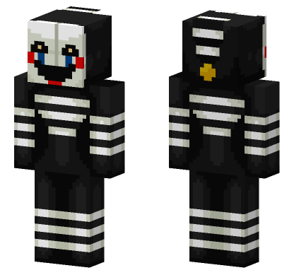 Security Puppet FNAF Minecraft Bedrock skin
