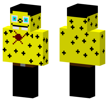 Senator Spongebob Minecraft Bedrock skin