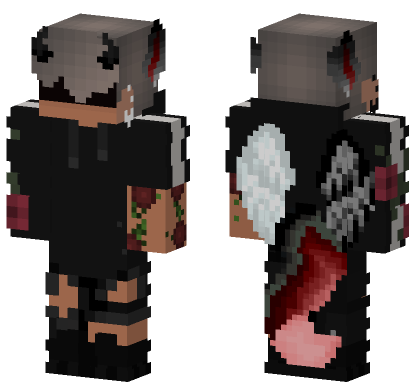 Sexy Devil Outfit Minecraft Bedrock skin