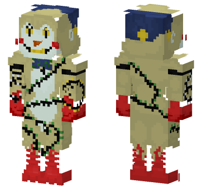 Sha The Sheep Christmas Special Minecraft Bedrock skin