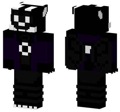 Shadow Aqua Skin Minecraft Bedrock skin