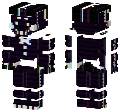 Shadow Bonnie Skin Minecraft Bedrock skin
