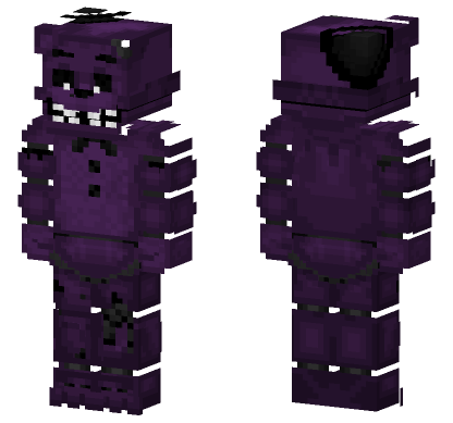 Shadow Freddy FNAF Minecraft Bedrock skin