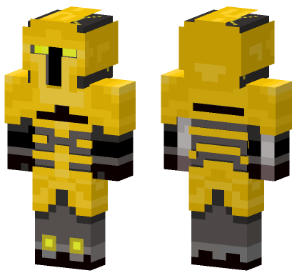 Shadow Light Armor Minecraft Bedrock skin