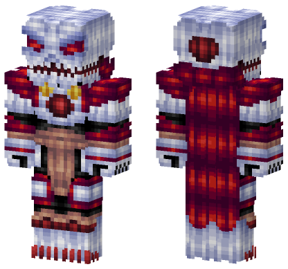 Shadow Menace Linares OC Minecraft Bedrock skin