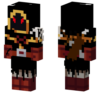 Shadow Tribe Hunter Minecraft Bedrock skin