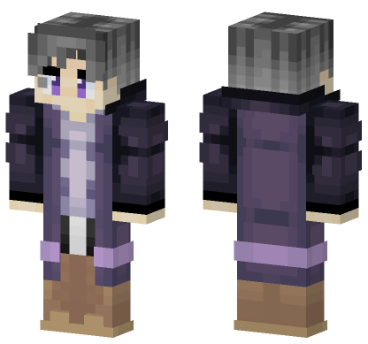 Shadowking4491 Purple Jacket Minecraft Bedrock skin