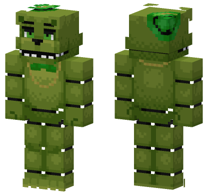 Shamrock Freddy FNAF AR Minecraft Bedrock skin