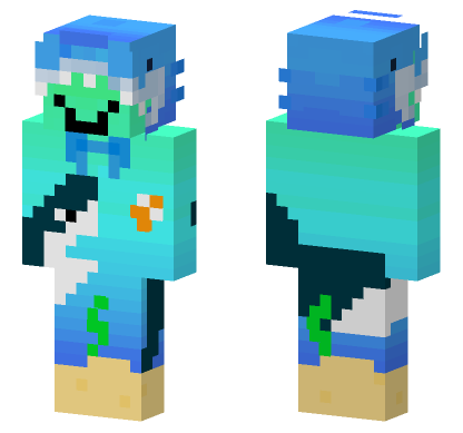 Sharkilz Skin Minecraft Bedrock skin