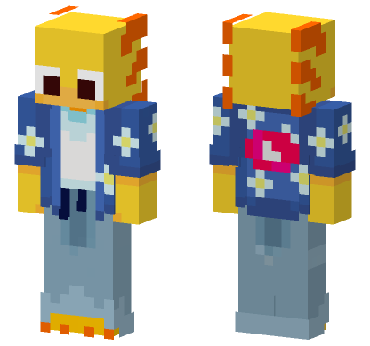 Sharooh Yellow Duck Minecraft Bedrock skin