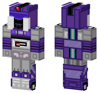 Shattered Glass Longarm Minecraft Bedrock skin