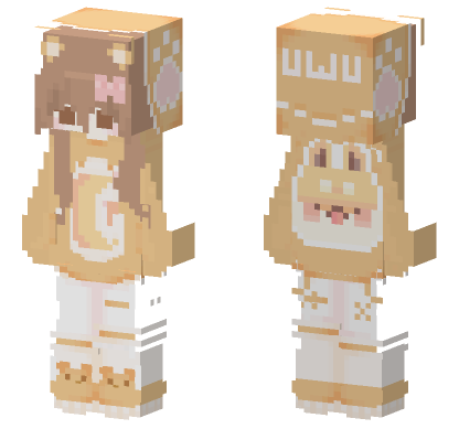 Shiba Inu Skin Minecraft Bedrock skin