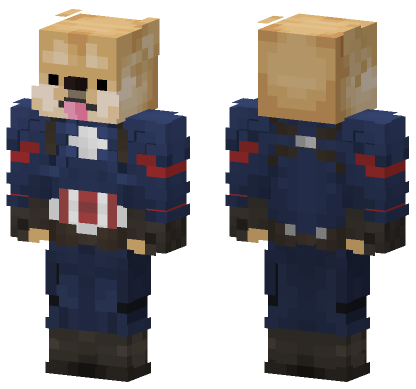 Shiba Inu Skin Minecraft Bedrock skin