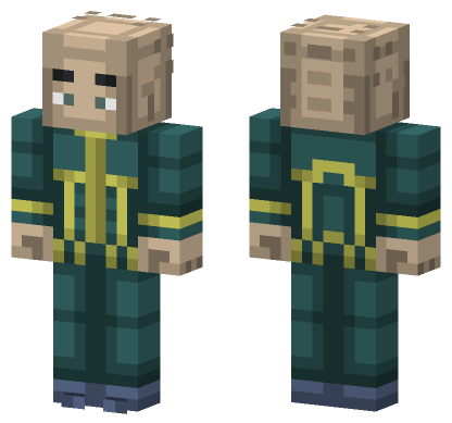 Shigekiyo Yangu Train Skin Minecraft Bedrock skin