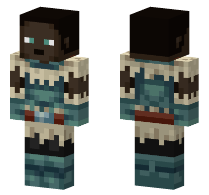 Shikoba Slim Minecraft Bedrock skin