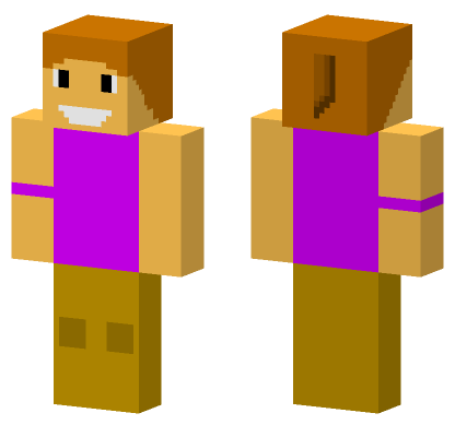 Shiloh The Purple Qween Minecraft Bedrock skin