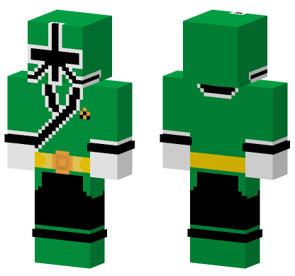 Shinken Green Minecraft Bedrock skin
