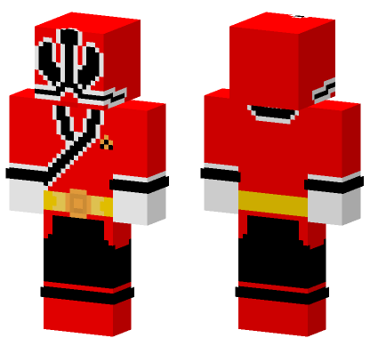 Shinken Red Minecraft Bedrock skin