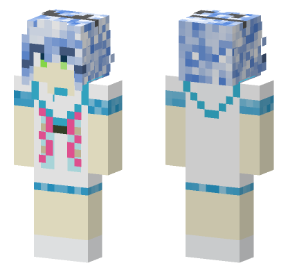 Shiori Hiiragi Minecraft Bedrock skin