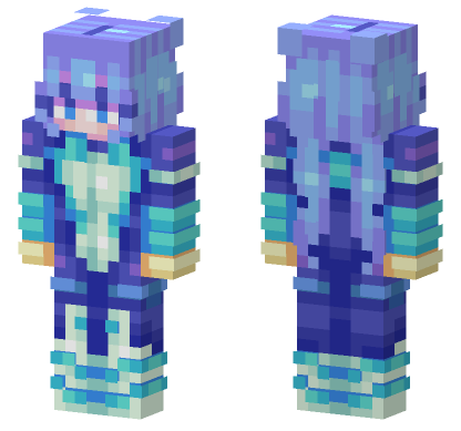 Shockwave Girl Minecraft Bedrock skin