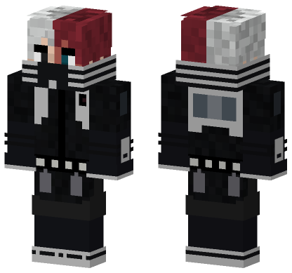 Shoto Todoroki Skin Minecraft Bedrock skin