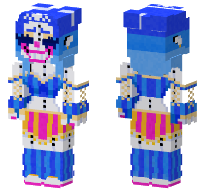 Showbiz Circus Ballora Minecraft Bedrock skin