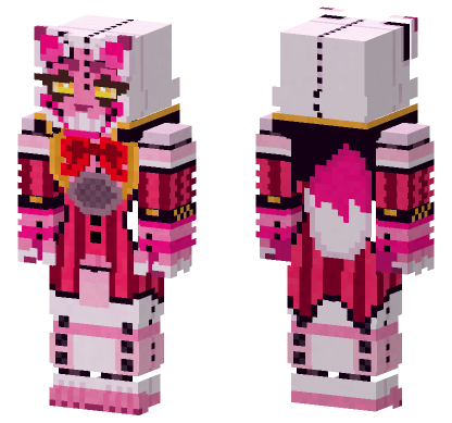 Showbiz Circus Funtime Foxy Minecraft Bedrock skin