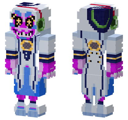 Showbiz DJ Music Man Minecraft Bedrock skin