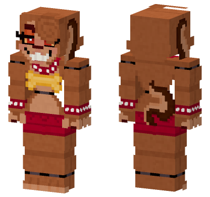Showbiz Pizza Bub The Dog Minecraft Bedrock skin