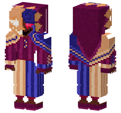 Showbiz Pizza Jumbo Plaza Daycare Attendant Minecraft Bedrock skin