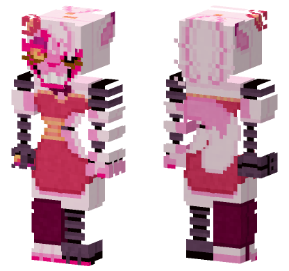 Showbiz Pizza Mangle Minecraft Bedrock skin