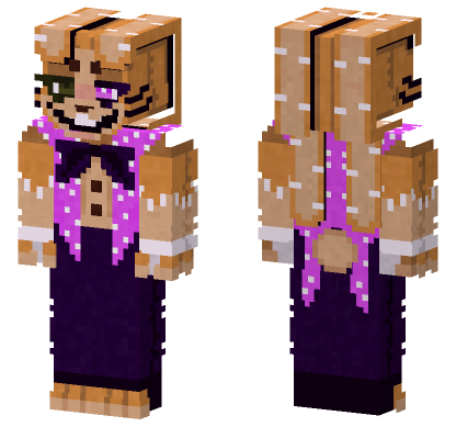 Showbiz Pizza VR Menace Glitchtrap Minecraft Bedrock skin